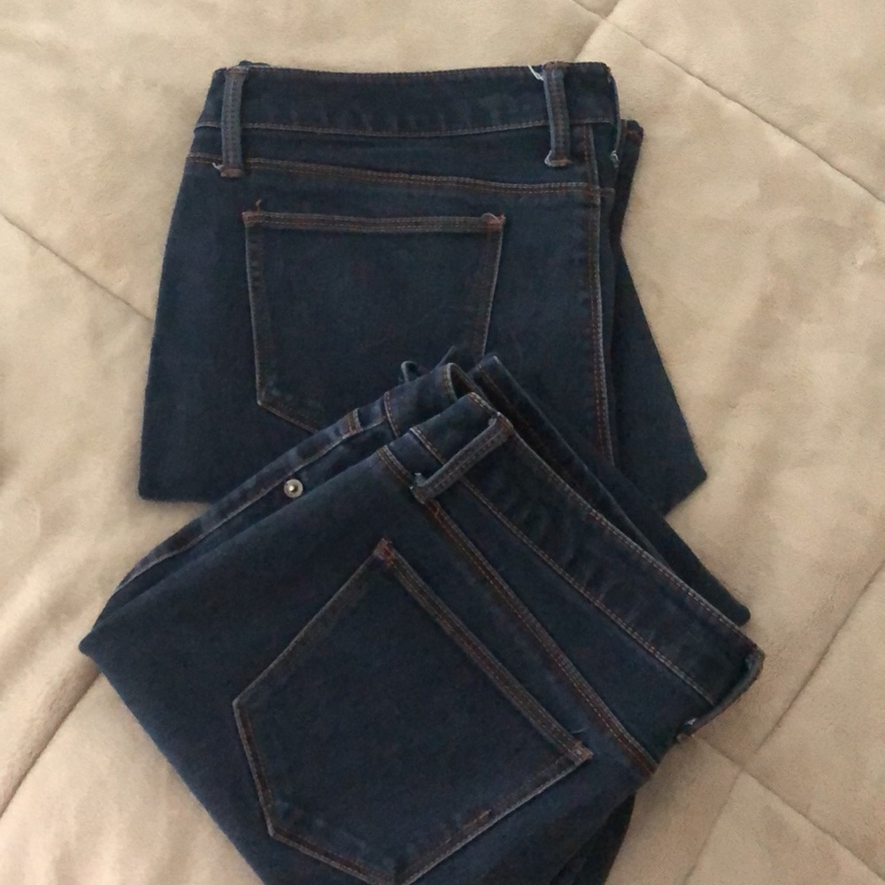 Two pairs no boundaries boot cut jeans